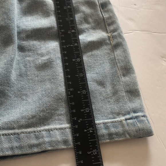 𝅺KENDALL & Kylie Women’s Denim Mini Skirt Zipper Front Size 25 - Picture 7 of 7
